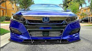 Save up to $6,377 on one of 11,425 used 2016 honda accords near you. Hirev Sports Front Lip Spoiler Full Body Kit Part 2 On Honda Accord 2018 2020 Youtube