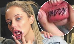 Shumate's love for disney inspired him to crea. Married At First Sight S Jessika Power Debuts New Daddy Lip Tattoo Daily Mail Online