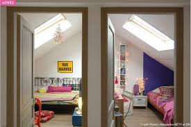 Amenagement De 2 Chambres Sous Combles Chambre Sous Les Toits Amenagement Combles Chambre Amenager Chambre Mansardee