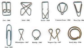 Types Of Paperclips Paper Clip Paper Clips Paper Clip Types