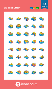 Download Download 3d Text Effect Icon Pack Available In Svg Png Icon Fonts Graffiti Lettering Fonts 3d Text Effect Typography Alphabet