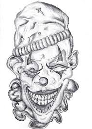 Pictures of creepy clown coloring pages and many more. Art A Holic Chelsea Paintings Drawings 2006 2009 Badass Drawings Joker Drawings Scary Clown Drawing