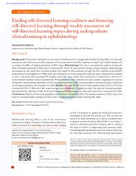 Teik senn sdn bhd date : Pdf Finding Self Directed Learning Readiness And Fostering Self Directed Learning Through Weekly Assessment Of Self Directed Learning Topics During Undergraduate Clinical Training In Ophthalmology