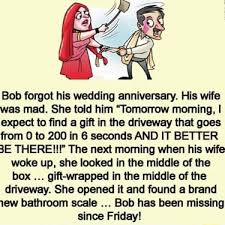 Bob Forgot His Wedding Anniversary His Wife Was Mad She Told Him Tomorrow Moming I Expect