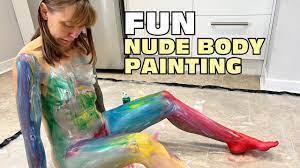 Nude Body Painting - Bursting with colour, I paint my whole nude body |  xHamster