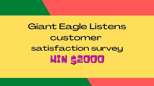 Jun 01, 2020 · www.gianteaglelistens.com it is an official website for the customer to give the proper feedback to the company and you are on right track where the giant eagle provides you a golden opportunity to share your valuable words with the company and claim a reward for it. Giant Eagle Customer Satisfaction Survey Win 2000 Gift Cards