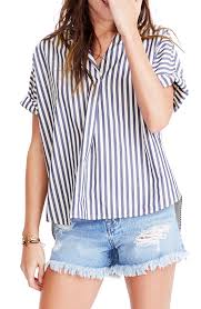 Stripe Courier Shirt Clothes Boho Tops Cute Outfits
