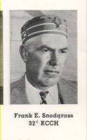 Francis Eli “Frank” Snodgrass (1901-1984)
