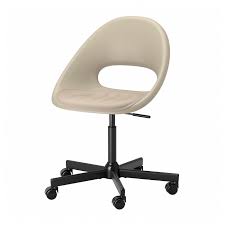 Eldberget Malskar Swivel Chair With Pad Beige Black Ikea Swivel Chair Chair Ikea