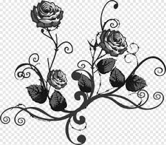 Featuring black and white images of wild flowers on white backgrounds. Black Rose Petals Rose Black White Floral Elegant Elegance D Transparent Png 390x340 17095042 Png Image Pngjoy