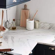 La composition du granit : Plan De Travail En Stratifie Aspect Marbre Blanc Goodhome Algiata 300 Cm X 62 Cm X Ep 2 2 Cm Castorama