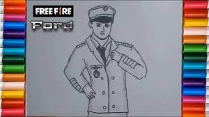 Free fire em png para download: Speed Drawing How To Draw Ford Free Fire Drawing Garena Free Fire Character Youtube