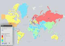 target map releases map of average breast sizes around the