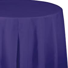 Purple Plastic Round Tablecloth Round Table Covers Round Tablecloth Plastic Table Covers