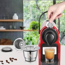 Check spelling or type a new query. Amazon Com Stainless Steel Refillable Coffee Capsules With Accessories Compatible With Nespresso Machine Coffee Pods Reusable Coffee Filters Kitchen Dining
