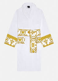 Official versace eu online shop: Versace Customizable I Baroque Bathrobe Official Website