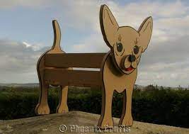 Plantador De Chihuahua Hecha A Mano Mano Pintada Y Sellada Puede Utilizarse En Interiores Y Al Aire Libre Algun Handmade Planter Plant Pot Holders Chihuahua