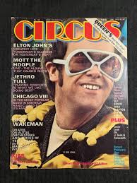 CIRCUS MAGAZINE JULY 1976 Summer Tours, Elton, KISS, Queen, Tubes, Santana,  rare $16.77