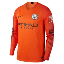 Unfollow manchester city kit to stop getting updates on your ebay feed. 2018 2019 Man City Home Nike Goalkeeper Shirt Orange 894438 818 Uksoccershop