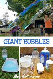 Giant Bubbles Recipe Diy How To Make Bubbles Wand For Huge Bubbles A Solution That Works And Is Fun For Kids Giant Bubbles Kids Bubbles How To Make Bubbles