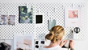 Pin By Lady First On Bedroom In 2020 Wall Storage Ikea White Pegboard