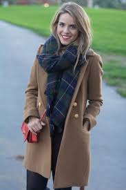 Camel coat outfits are a modern classic, and the best way to stay warm, chic, sexy, and this dark brown camel coat looks perfect matched and juxtaposed by the light brown scarf by pairing this auburn coat with light makeups, offset by dark lipsticks and eyeliner, this outfit is great for going for. Plaid Days Gal Meets Glam Fashion Autumn Fashion Style