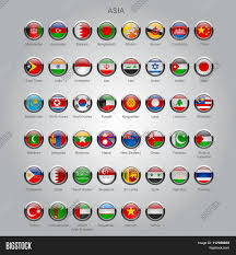 Download and buy this stock image: Set Round Glossy Vector Photo Free Trial Bigstock