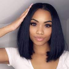 The Black Afrodite On Instagram This Bob Length Is So Perfect Would You Rock It Click The Lin Short Bob Hairstyles Straight Weave Hairstyles Hair Styles