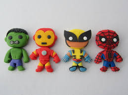 Fondant Marvel Superheroes Superhero Cupcakes Cupcake Topper Tutorial Cartoon Cookie