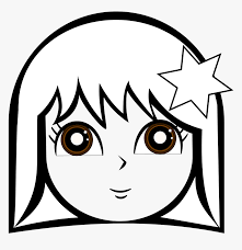A good reference of skin tones and values is also important for. Girls Face Coloring Pages Cute Girl Face Clipart Black And White Hd Png Download Kindpng