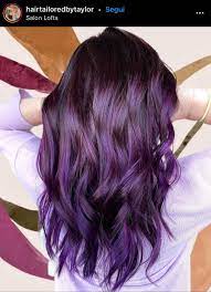 Salon dyed hair can damage and ruin your hair for good and they aren't very cheap either. Capelli Viola Scuro Chiaro Melanzana Tinte E Sfumature Amica