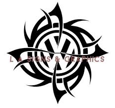 Volkswagen Tribal Badge Graphic Decal Ebay Stickers Para Autos Motos Personalizadas Autos