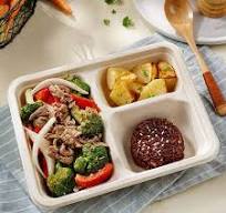 Sugarfiber 4-Compartment Lid Disposable Food Trays ...