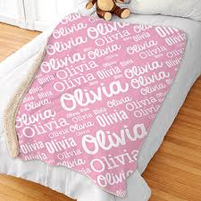 Celebrate a new life with a personalized baby blanket from elegant baby. Personalized Blankets Throws With Names Giftsforyounow