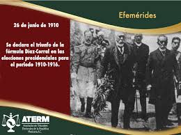 Día de la marina nacional. Aterm A C Twitterissa Efemerides Un 26 De Junio De 1910 Se Declara El Triunfo De La Formula Diaz Corral En Las Elecciones Presidenciales Para El Periodo 1910 1916 Https T Co Z5yfimzckr