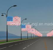 LED American USA Flag 2D Motif Light National Day for ...