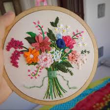 Your grandma is a mother, after all—the mother of either your mom or your. Bouquet Of Flowers My Favorite Work For My Grandma Embroidery