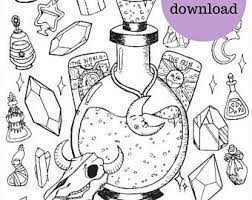 By doing this activity kids learn to select therefore, coloring pages for girls should be chosen more selectively. Crystal Coloring Etsy
