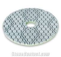 Adr 3 Step Wet&Dry Pad Flexible Diamond Resined Abrasive Pad 100mm from Spain - StoneContact.com