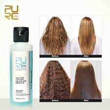 Sun exposure, heat styling, humidity, smoking, and more can all contribute to hair that's damaged and dry. Purc 3 7 Apple Flavor Brazilian Keratin Treatment Straightening Hair Repair Damaged Frizzy Hair Smooth Hair Care Products 100ml Hair Scalp Treatments Aliexpress