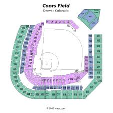 Breakdown Of The Coors Field Seating Chart Colorado Rockies