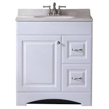 Bathroom vanities with tops combos. Style Selections Ss Almeta 30 White Combo In The Bathroom Vanities With Tops Department At Lowes Com