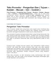 Pernyataan umum teks kiat berwawancara kerja terdapat pada paragraf 1 yaitu bagi perusahaan wawancara merupakan kesempatan untuk menggali kualifikasi calon egawai secara lebih mendalam. Teks Prosedur