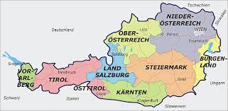 Sie suchen eine karte oder den stadtplan von österreich und umgebung? Landkarte Osterreich Die Virtuelle Deutschklasse