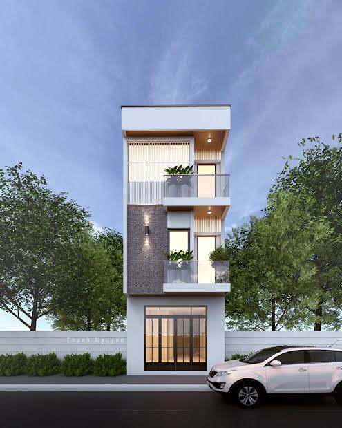 thiết kế nhà 3 tầng