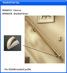 Easy fit connectors make it a straighforward project that can be completed within a day or two. Richard Burbidge Mmwecb Fusion Brushed Nickel Handrail End Cap Brushed Nickel Fittings Wall Brackets And End Caps Staircase Parts