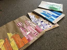 Pin On Art Brown Paper Bag