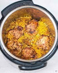 Instant Pot Chicken And Yellow Rice Newyork Street Halal Cart Style Recipe Instant Pot Dinner Recipes Rice Instant Pot Recipe Chicken And Yellow Rice