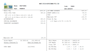 Create and print payslips for your employees. Payslip Software Singapore Format Payslip Pay Slip Payslip Template Info Tech