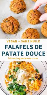 Falafels De Patate Douce Vegan Blooming Nolwenn Recette Plat Sans Viande Cuisine Vegetarienne Repas Vegetalien